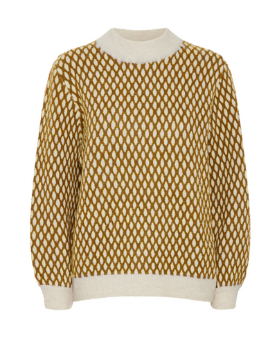 Ichi Kamara Green Moss Knit