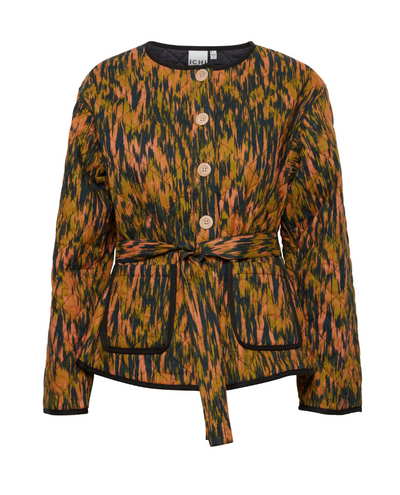 Ichi Leonardie Green Moss Jacket
