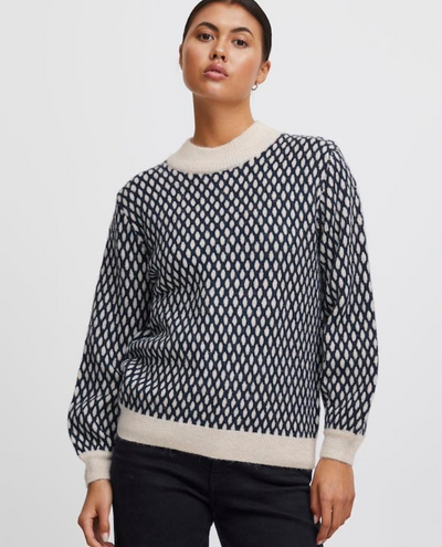Ichi Kamara Navy Knitu