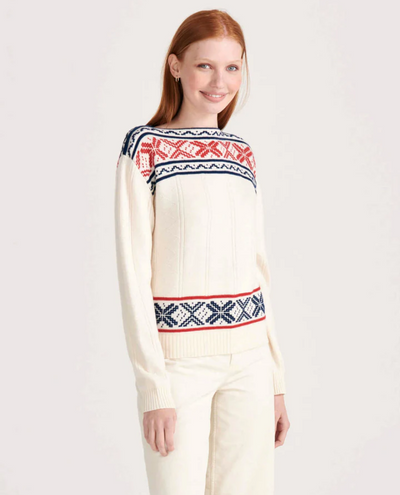 Jumper1234 Greek Guernsey White Knit