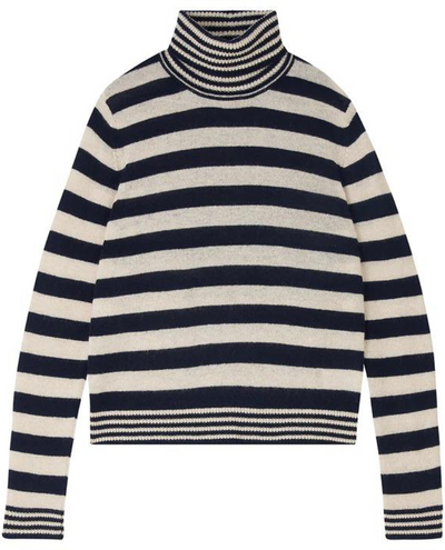 Jumper1234 Super Stripe Navy Knit