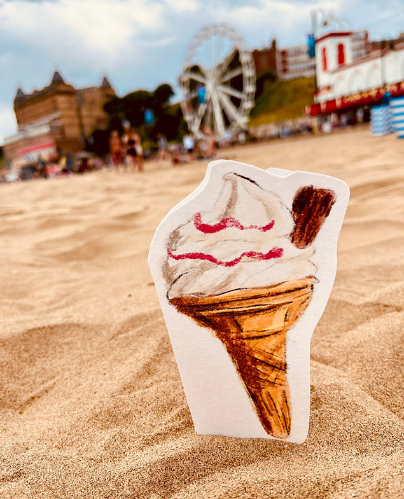 Laura Skilbeck Ice Cream Cone Card