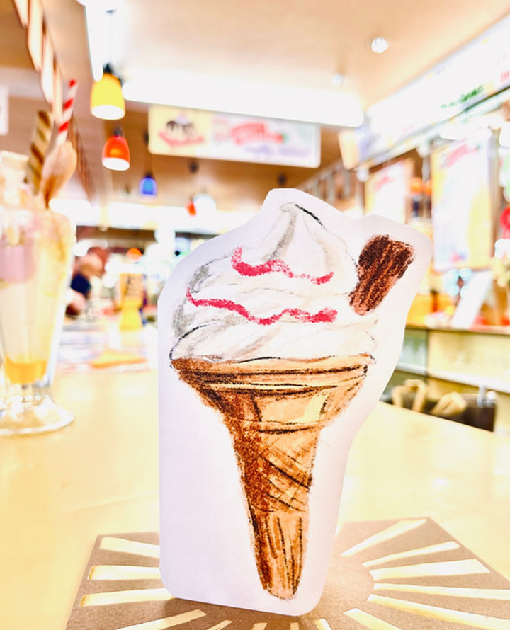 Laura Skilbeck Ice Cream Cone Card