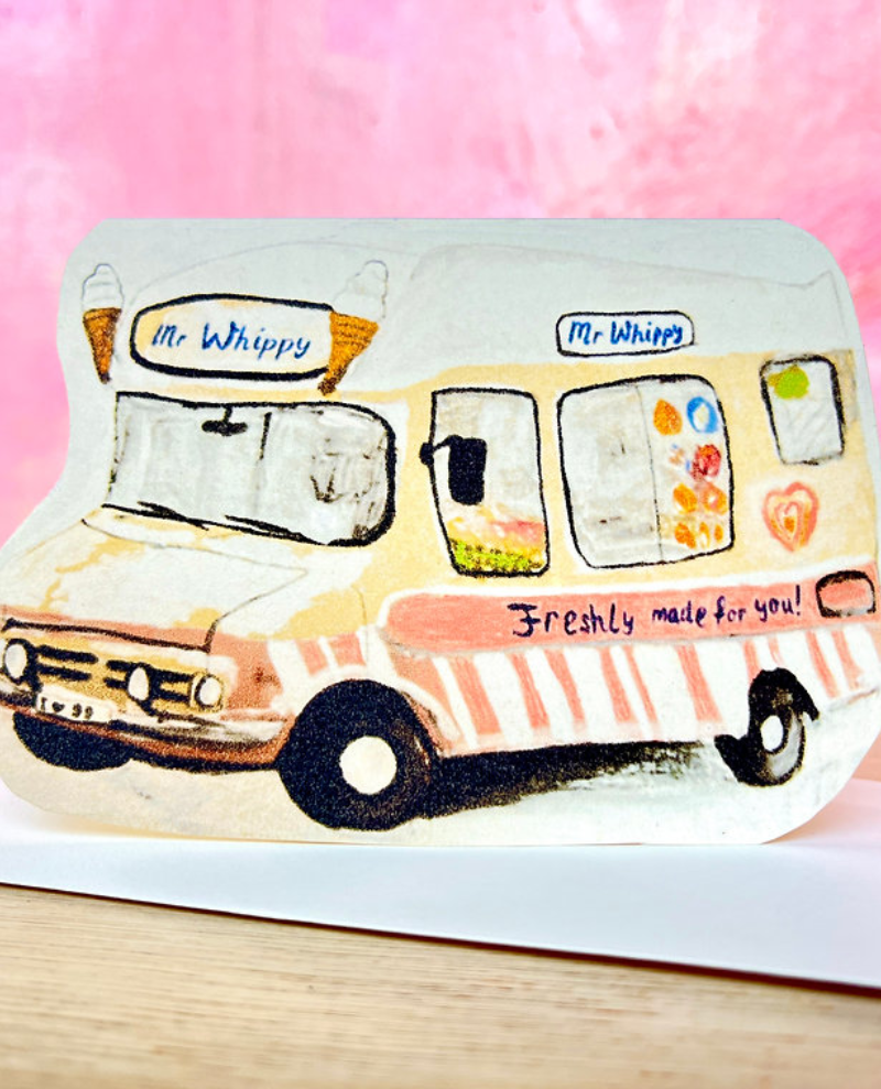 Laura Skilbeck Ice Cream Van Card