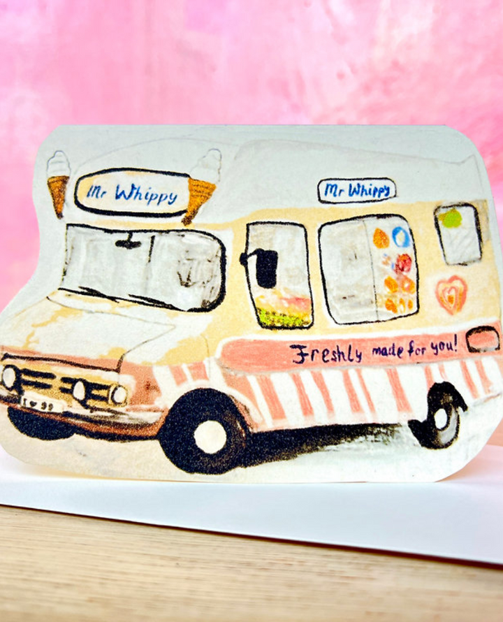 Laura Skilbeck Ice Cream Van Card