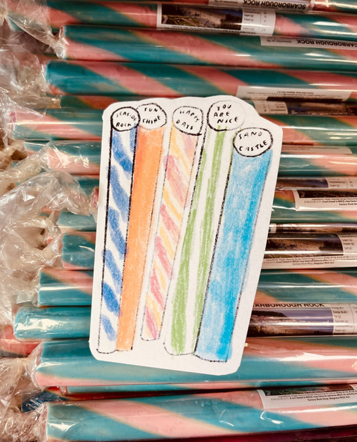 Laura Skilbeck Sticks Of Rock Card