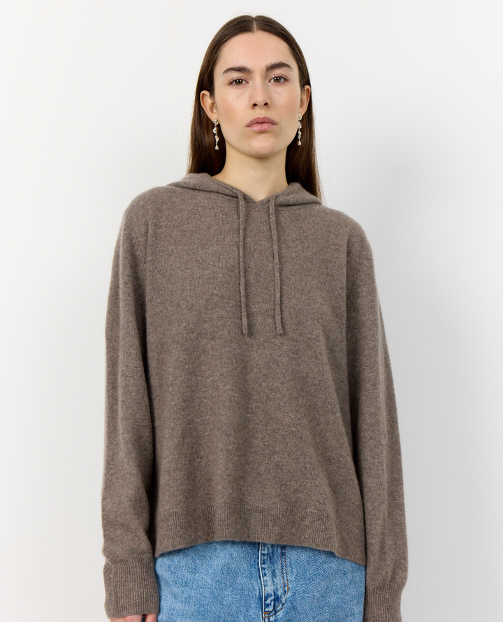 Levete Room Eloise Brown Cashmere Hoodie
