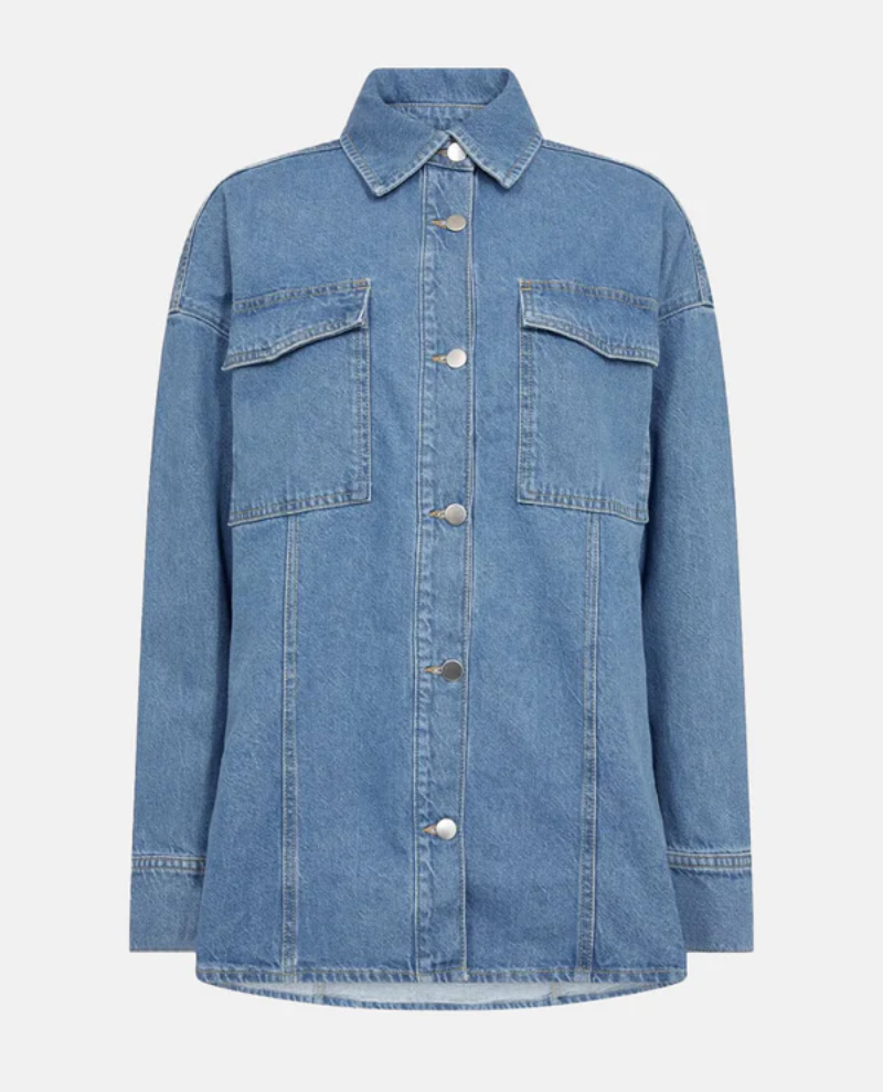 Levete Room Frilla Denim Shirt