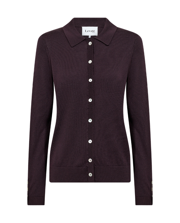 Levete Room Ismaila Fudge Collar Cardigan