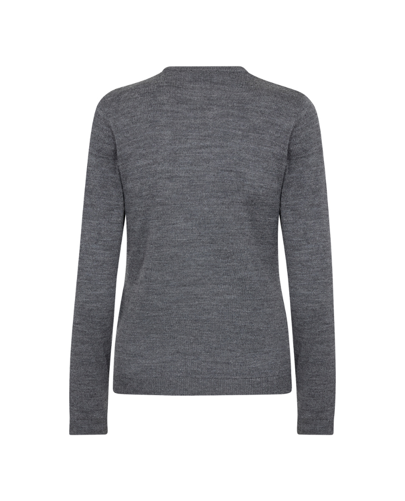 Levete Room Ismaila Grey Crew Knit