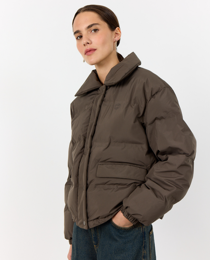 Levete Room Mona Coffee Brown Padded Jacket