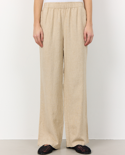 Levete Room Naja Island Beige Linen Trousers