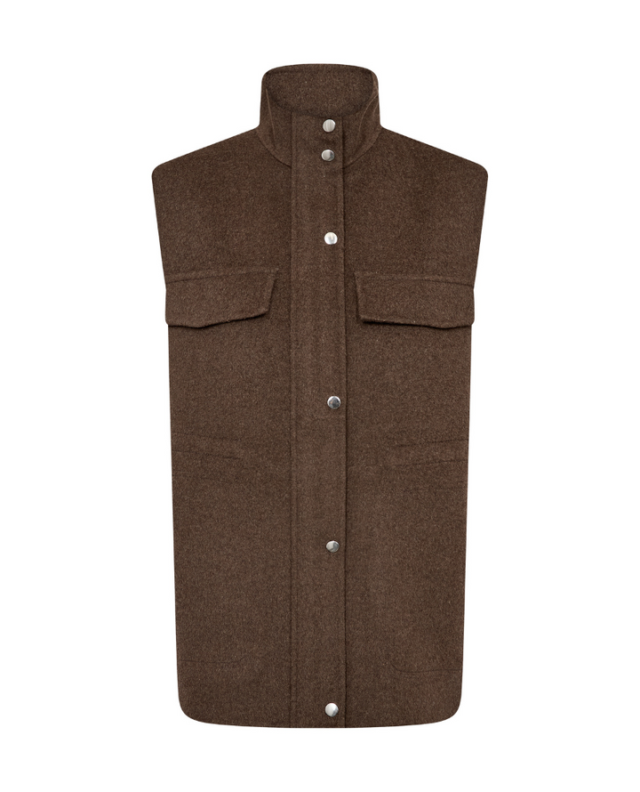 Levete Room Owa Coffee Brown Waistcoat