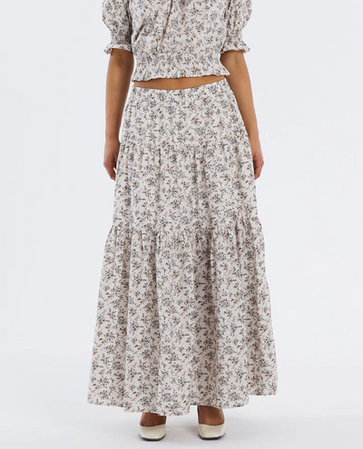 Lollys Laundry Sunset Flower Print Skirt