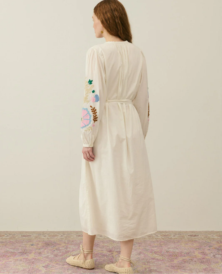 Louise Misha Martina Off White Maxi Dress