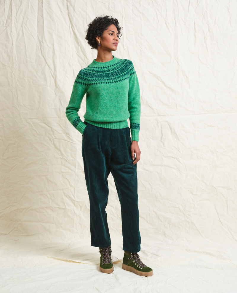 Lowie Scottish Lambswool Mint Knit