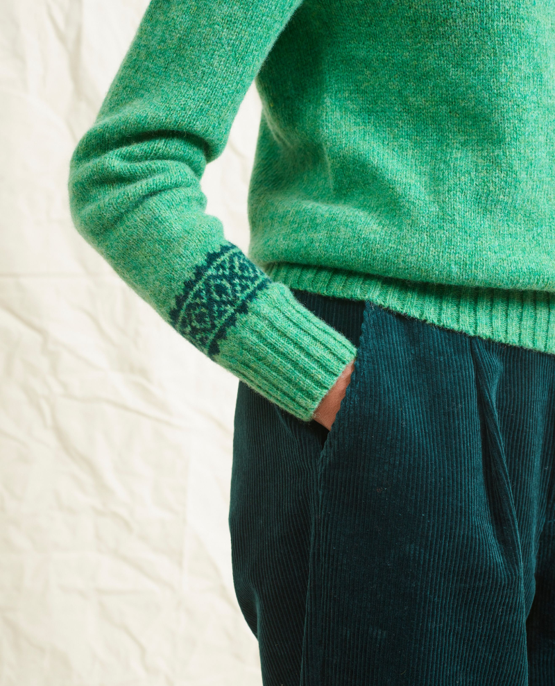 Lowie Scottish Lambswool Mint Knit