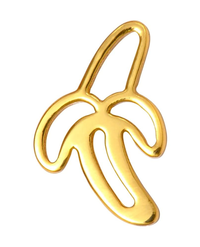 Lulu Copenhagen Gold Banana Ear Stud