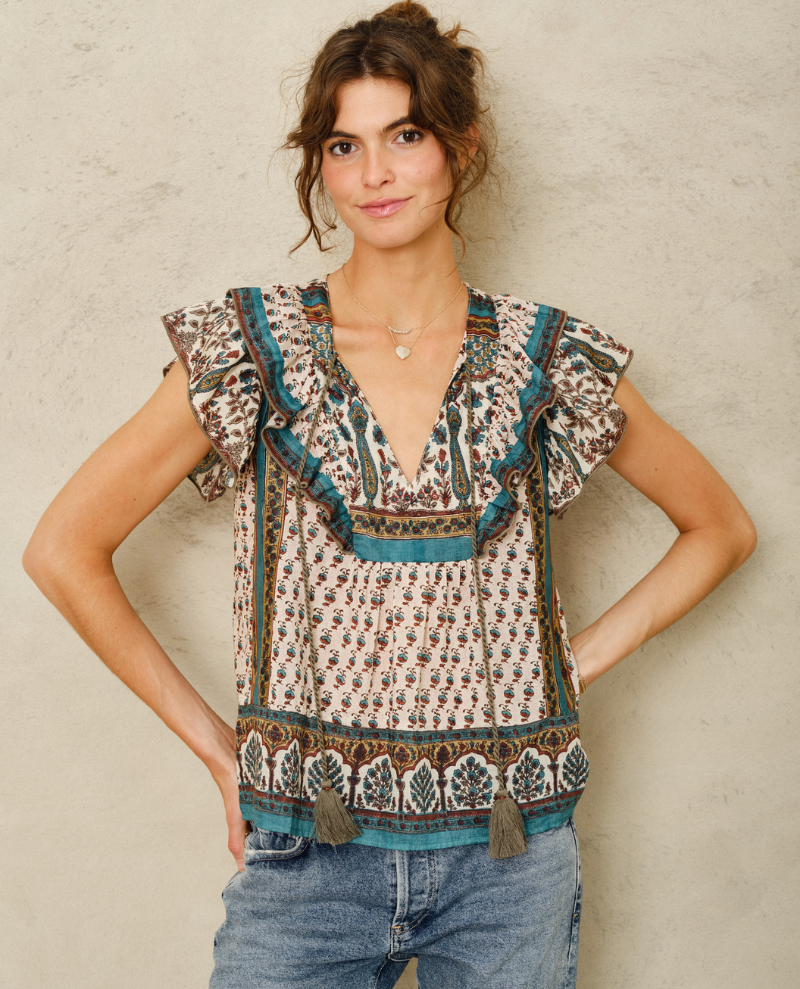 Mabe Devi Short Sleeve Blouse