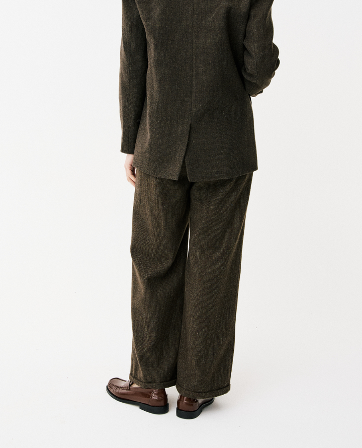 Maison Anana Shana Brown Wide Trousers