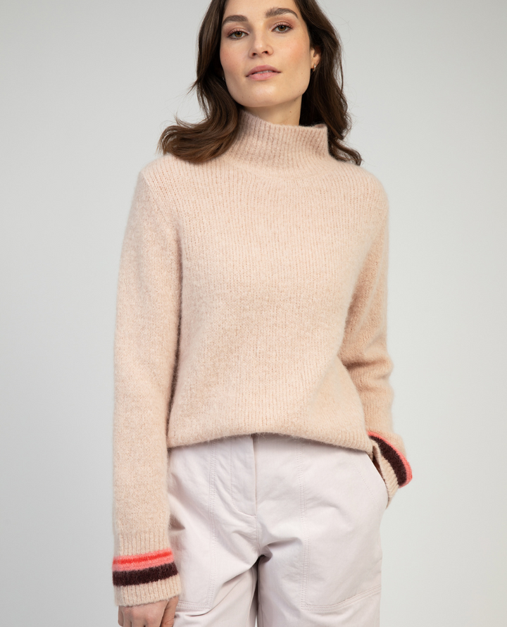 Maison Anje Breganeur Shell Stripe Cuff Knit