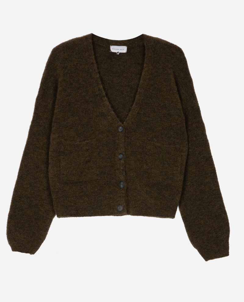 Maison Anje Brielly Khaki Knit