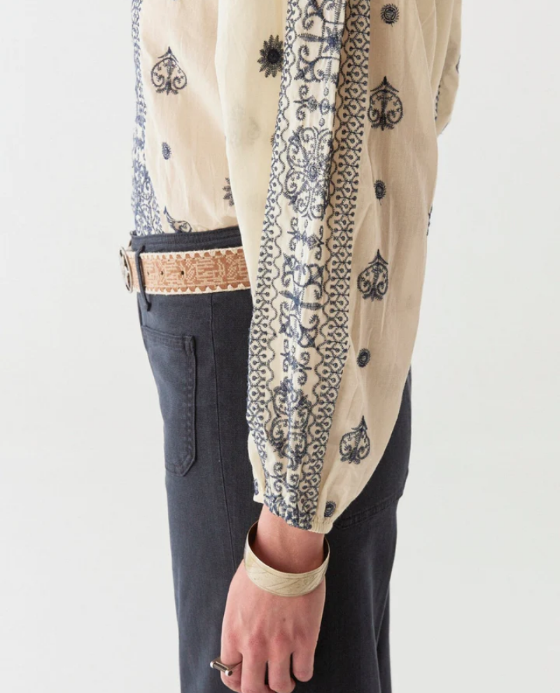 Maison Hotel Stefanie Sole White Blouse
