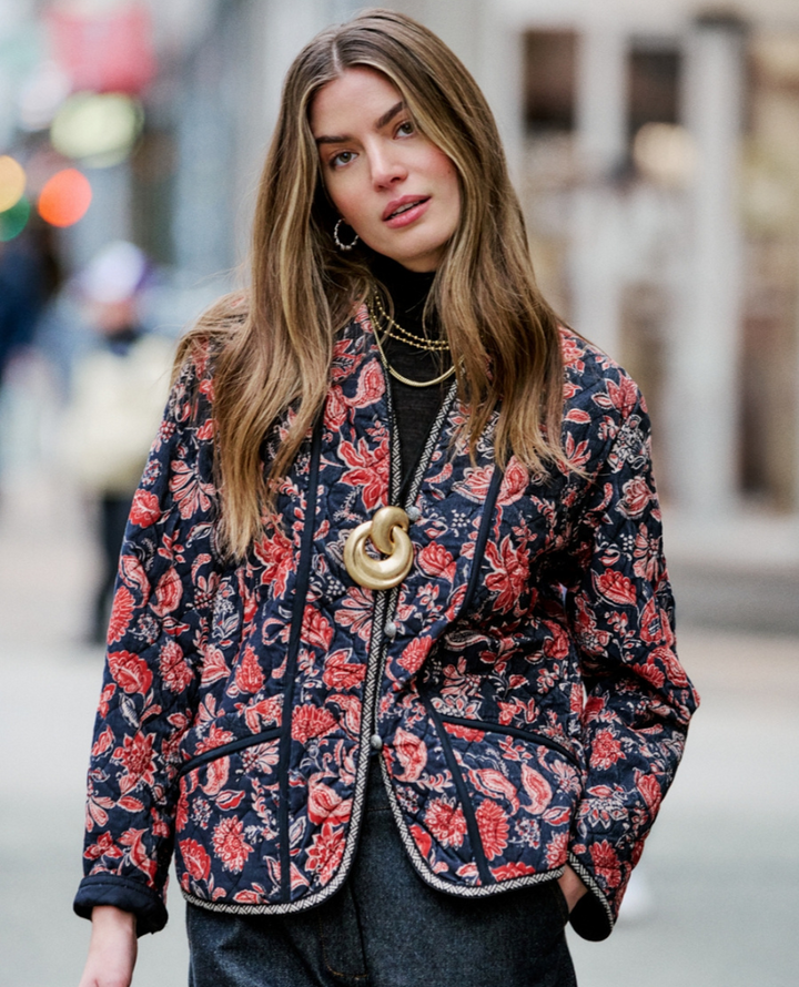 Moliin Angelina Black Quilted Jacket