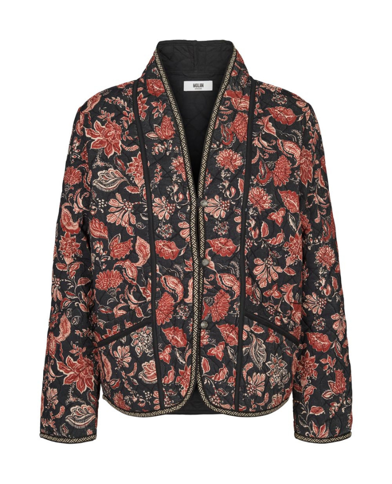 Moliin Angelina Black Quilted Jacket