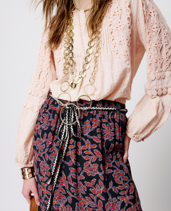Moliin Grancyn Sepia Rose Pink Blouse