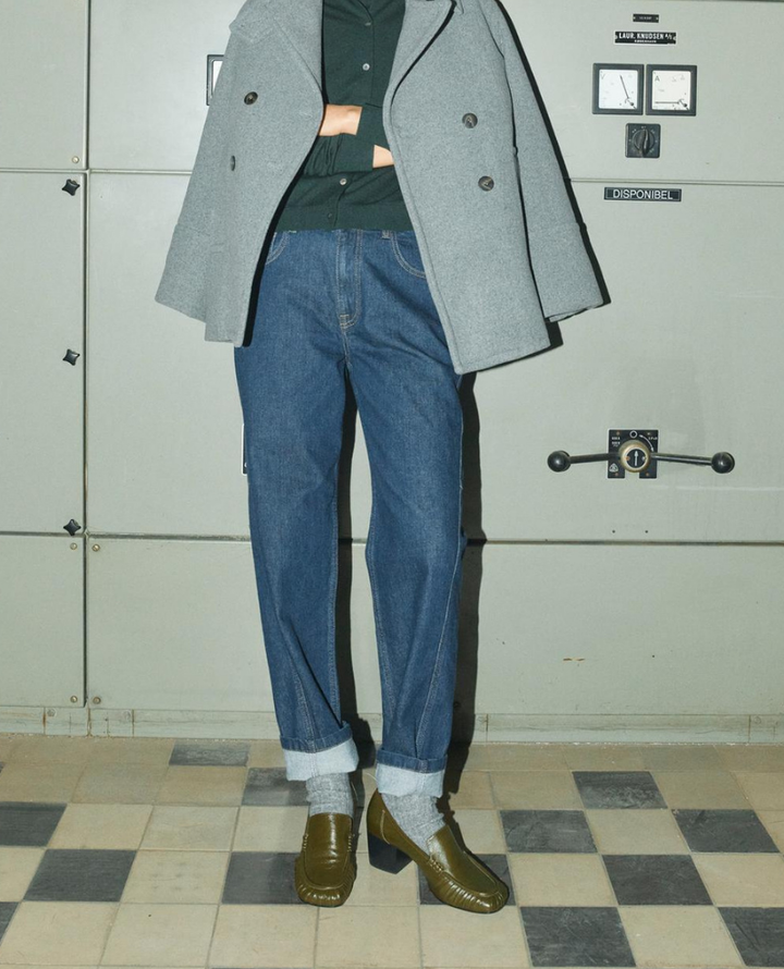 Mos Mosh Andy Dark Blue Barrel Jeans