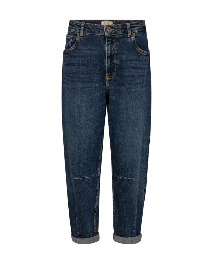 Mos Mosh Andy Dark Blue Barrel Jeans