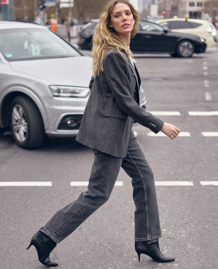 Mos Mosh Ashley Imera Grey Straight Jeans