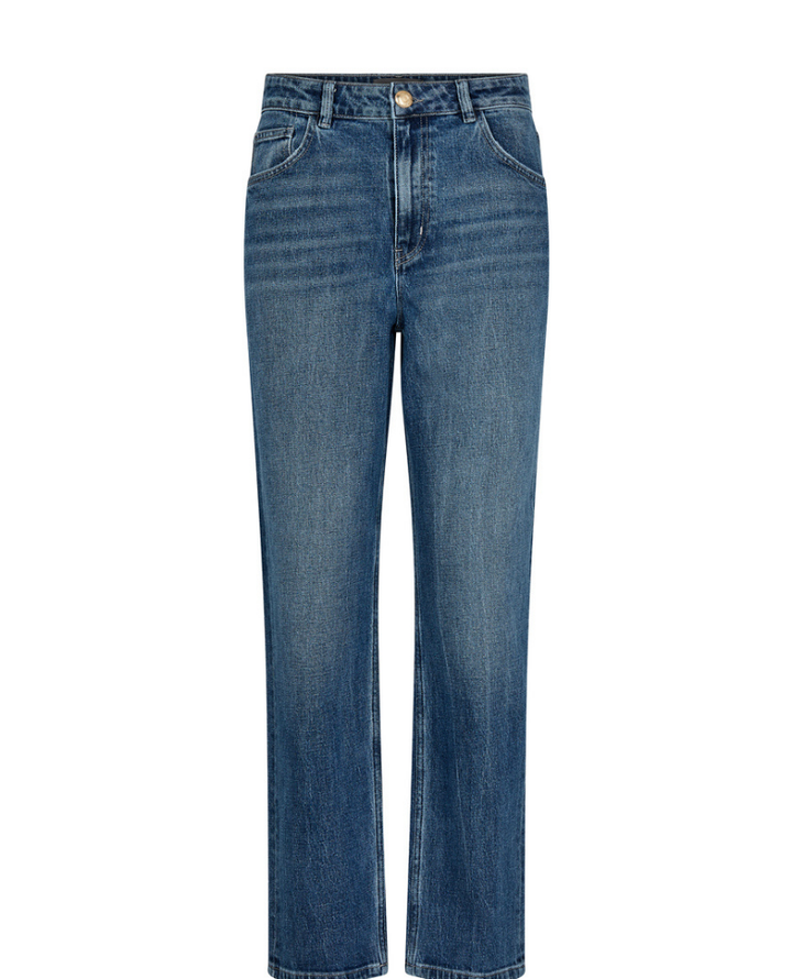 Mos Mosh Rachel Blue Straight Ankle Jeans