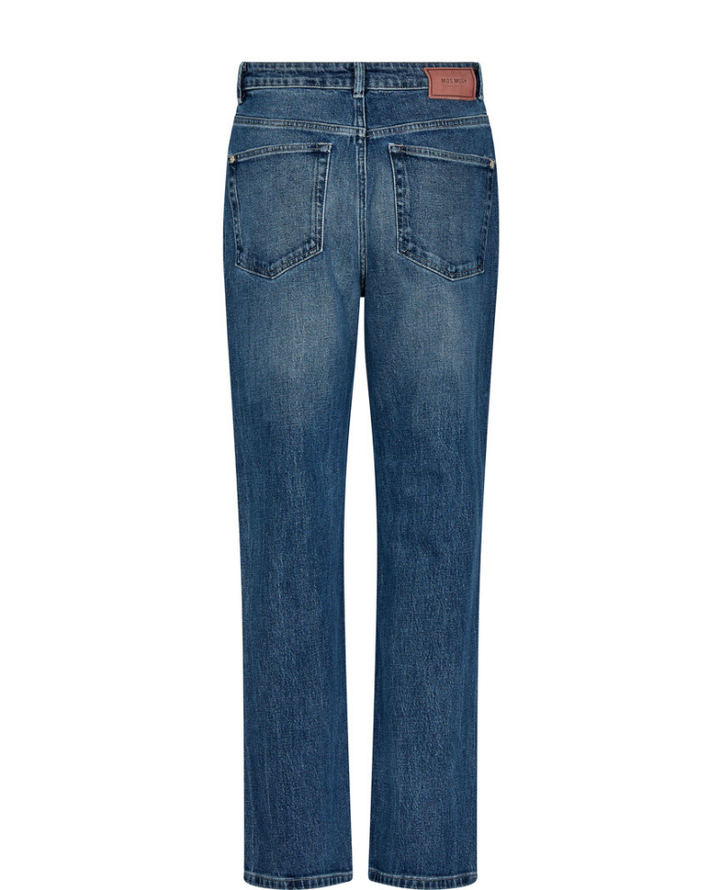 Mos Mosh Rachel Blue Straight Ankle Jeans