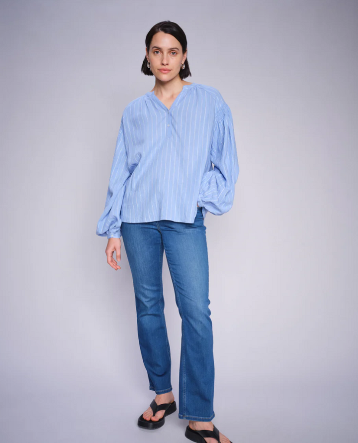 Mos Mosh Safi Hydrangea Blue Blouse