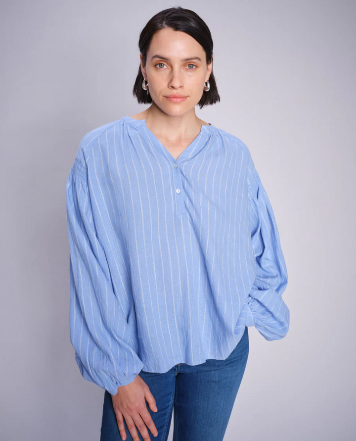 Mos Mosh Safi Hydrangea Blue Blouse