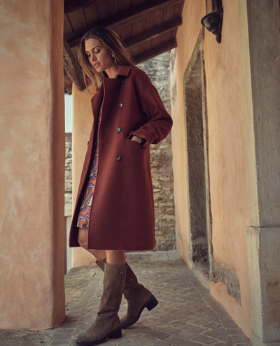 Mos Mosh Venice Ochre Wool Coat