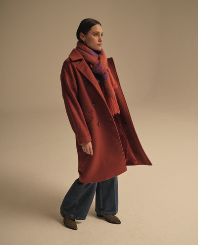 Mos Mosh Venice Ochre Wool Coat