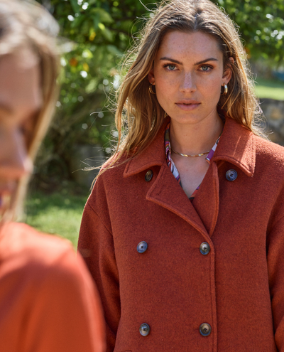 Mos Mosh Venice Ochre Wool Coat