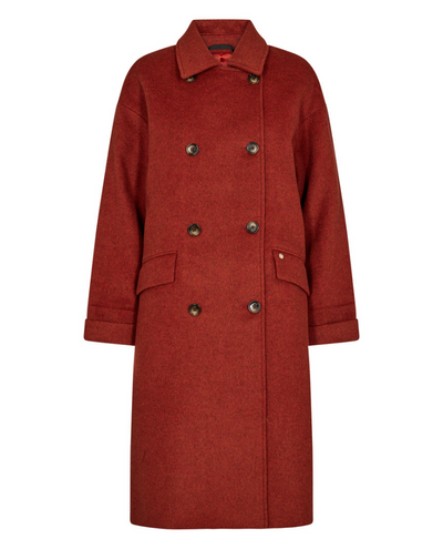 Mos Mosh Venice Ochre Wool Coat