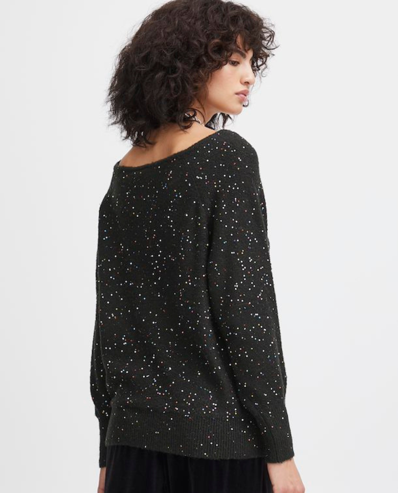 Ichi Annlie Meteorite Black Knit