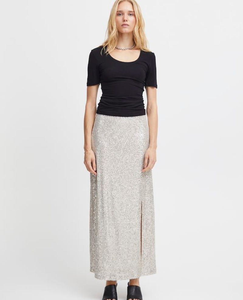 Ichi Fauci Frosted Almond Skirt