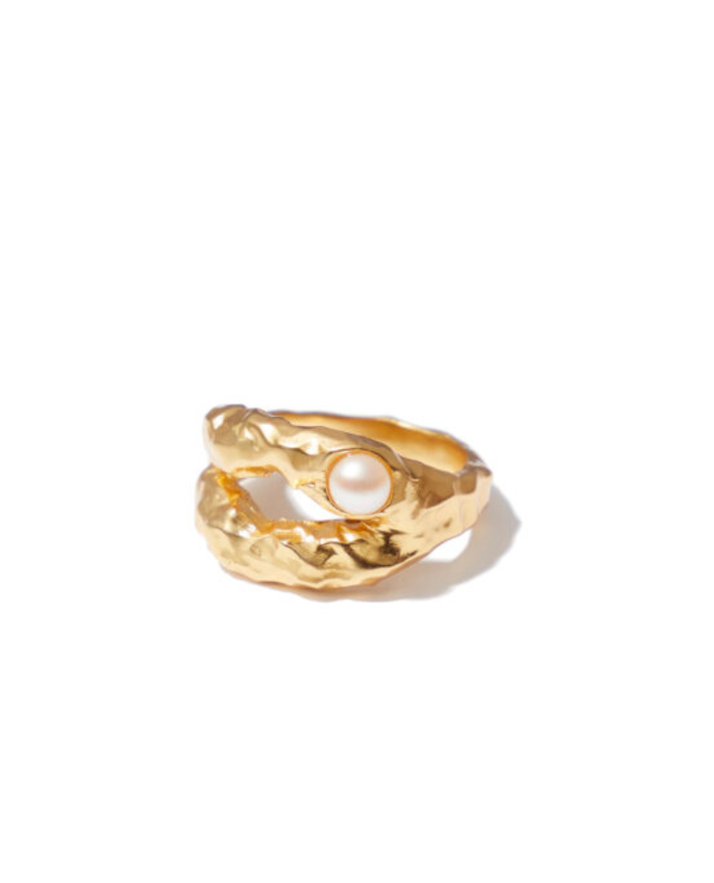 Mimi Et Toi Gold Karlis Pearl Ring