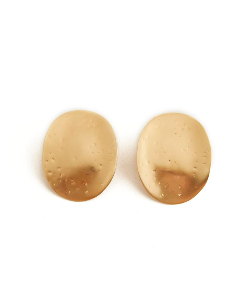 Mimi Et Toi Gold Magali Large Earrings