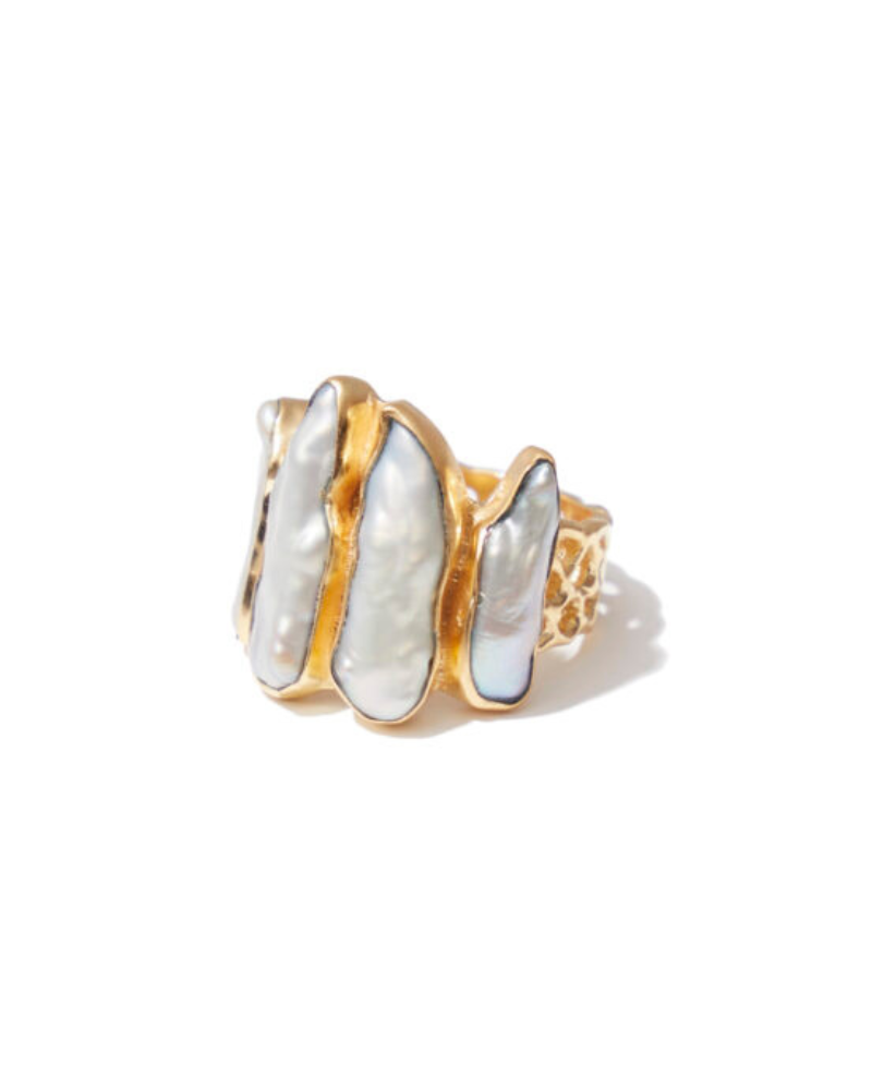 Mimi Et Toi Gold Searle Pearl Ring