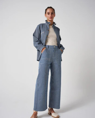 Seventy and Mochi Elodie Striped Jeans
