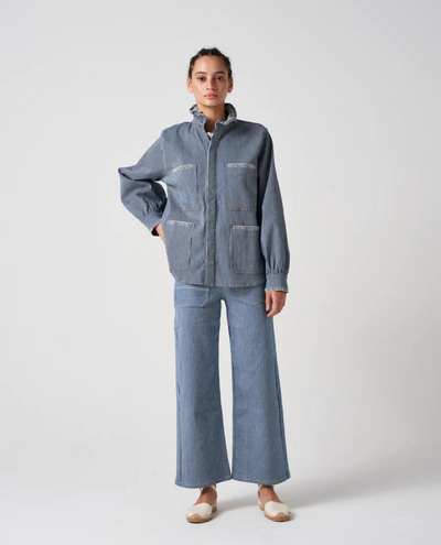 Seventy and Mochi Elodie Striped Jeans