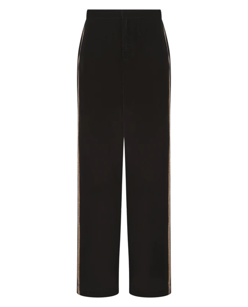 Nooki Phoenix Black Velvet Trousers