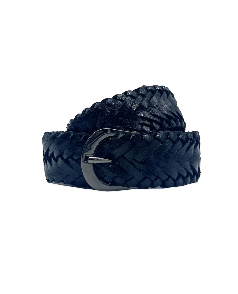 Nooki Rio Black Woven Belt